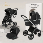 Коляска 3 в 1 Luxmom Pori 811X (новая рама)