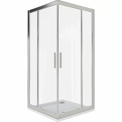Душевой уголок Good Door Cofe CR-80-C-CH стекло прозрачное/профиль хром