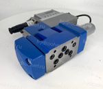 4WRLE10E100LJ-4X/MXY/24A1 - Пропорциональный сервораспределитель с обратной связью по положению золотника и со встроенным усилителем (OBE), Ду10, A1 = ±10 В, номинальный расход 100 л/мин, схема E, каналы управления XY = X и Y внешние