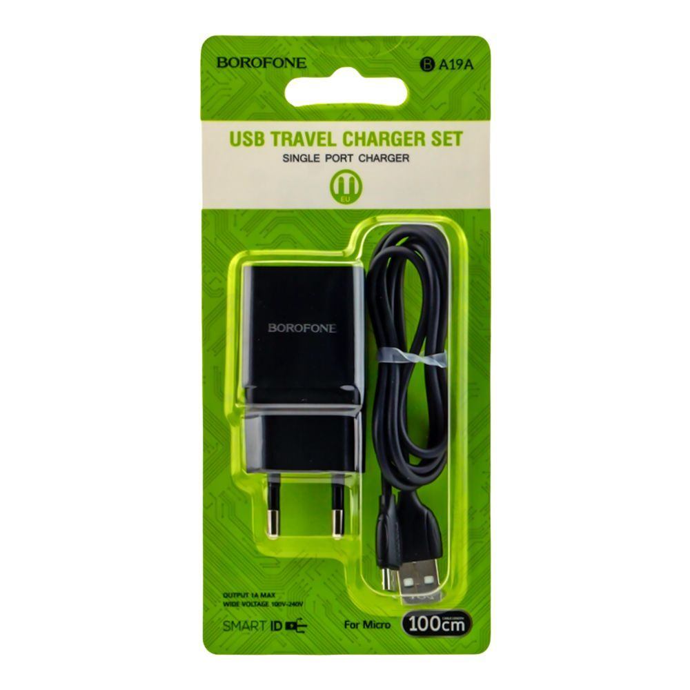 Сетевое зарядное устройство BOROFONE BA74A 1USB 2.1 micro-usb