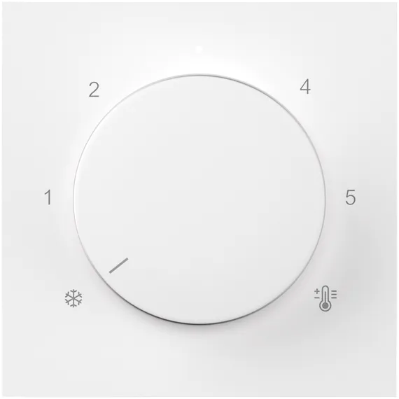 Donel A07 матовый белый накладка для регулятора тёплого пола DB23100, серия DB