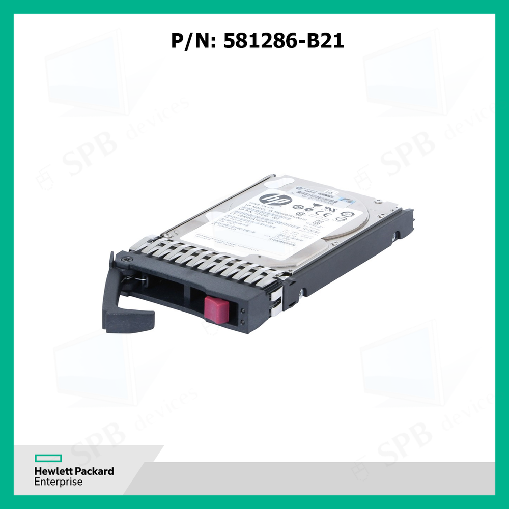 Жесткий диск Hewlett-Packard 2.5 600Gb SAS 10k 6G SFF Hot Plug HDD (581286-B21) 581311-001
