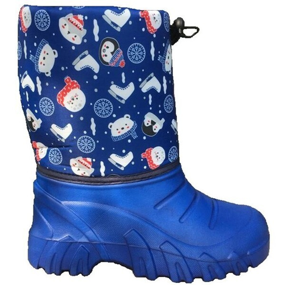 Сапоги зимние Аляска детские на кулиске, микс р. 28/29