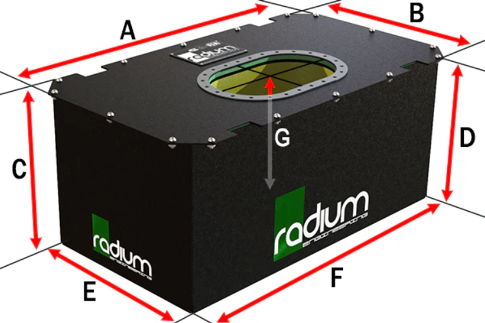 Radium Engineering Бак топливный Fuel Cell 14 gal. (53 литра) FIA 20-0614