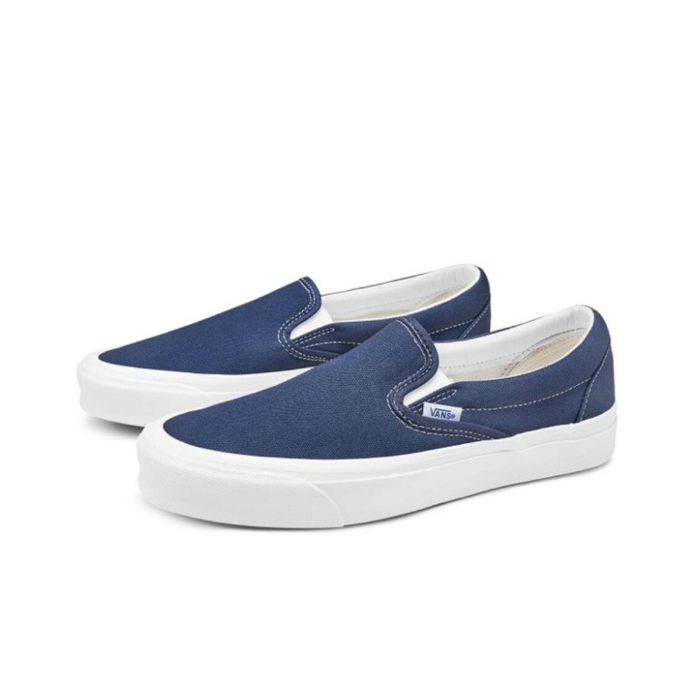 Vans slip on pro navy online