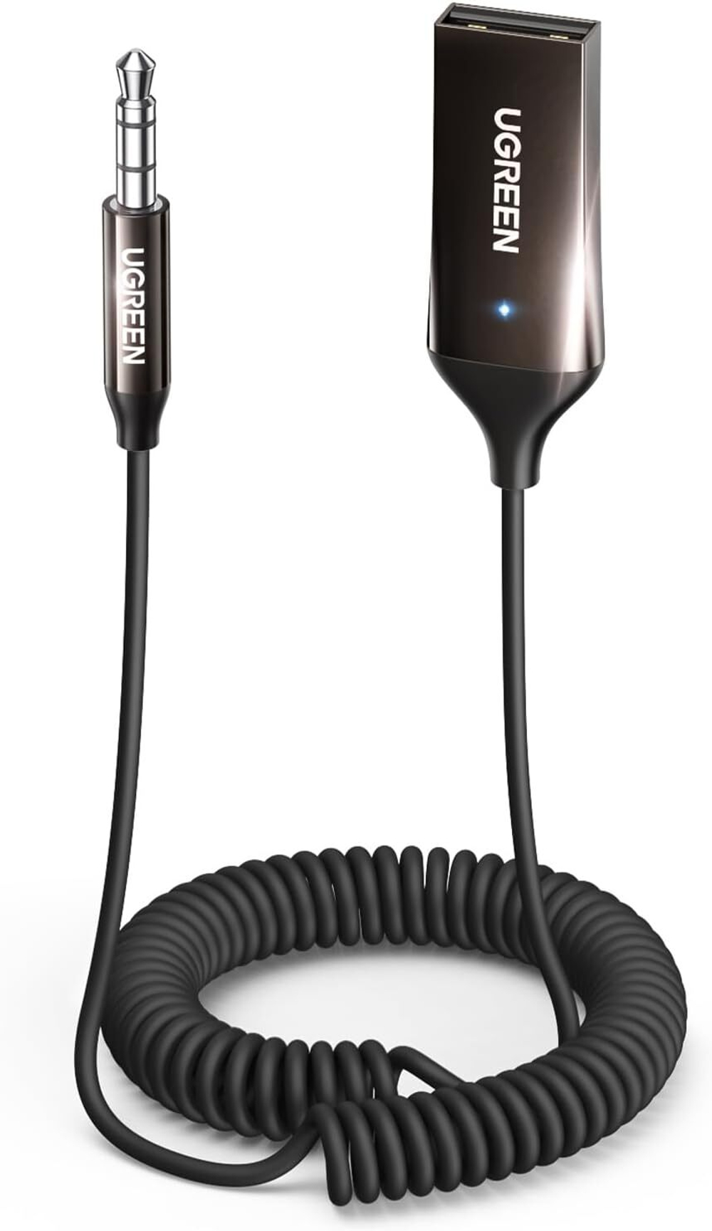 Bluetooth V5.0 Audio Receiver, 3.5mm + микрофон, UGREEN 70601