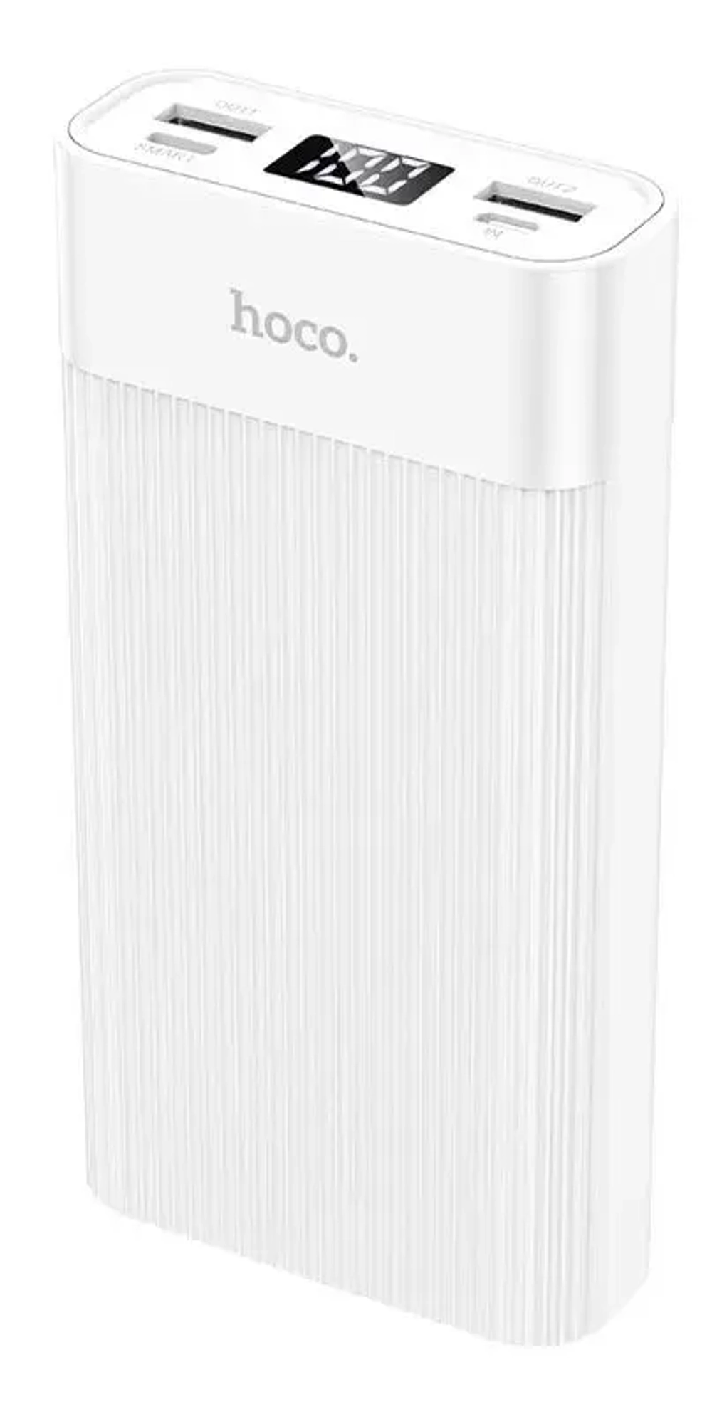 Внешний аккумулятор Hoco J85 Wellspring 20000mAh 20W /MicroUSB/Type-C/2хUSB (белый)
