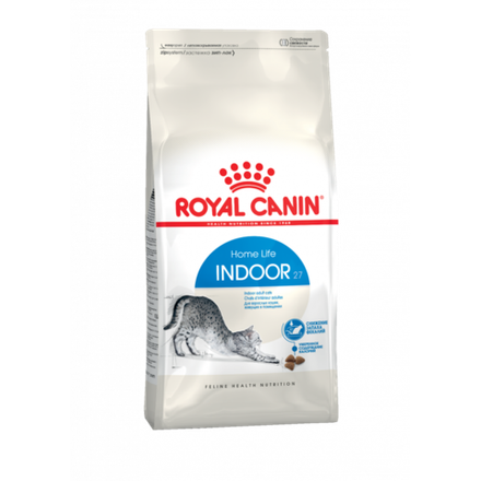 Royal Canin Indoor 27 Корм сухой сбалансированный для взрослых кошек живущих в помещении 4 кг