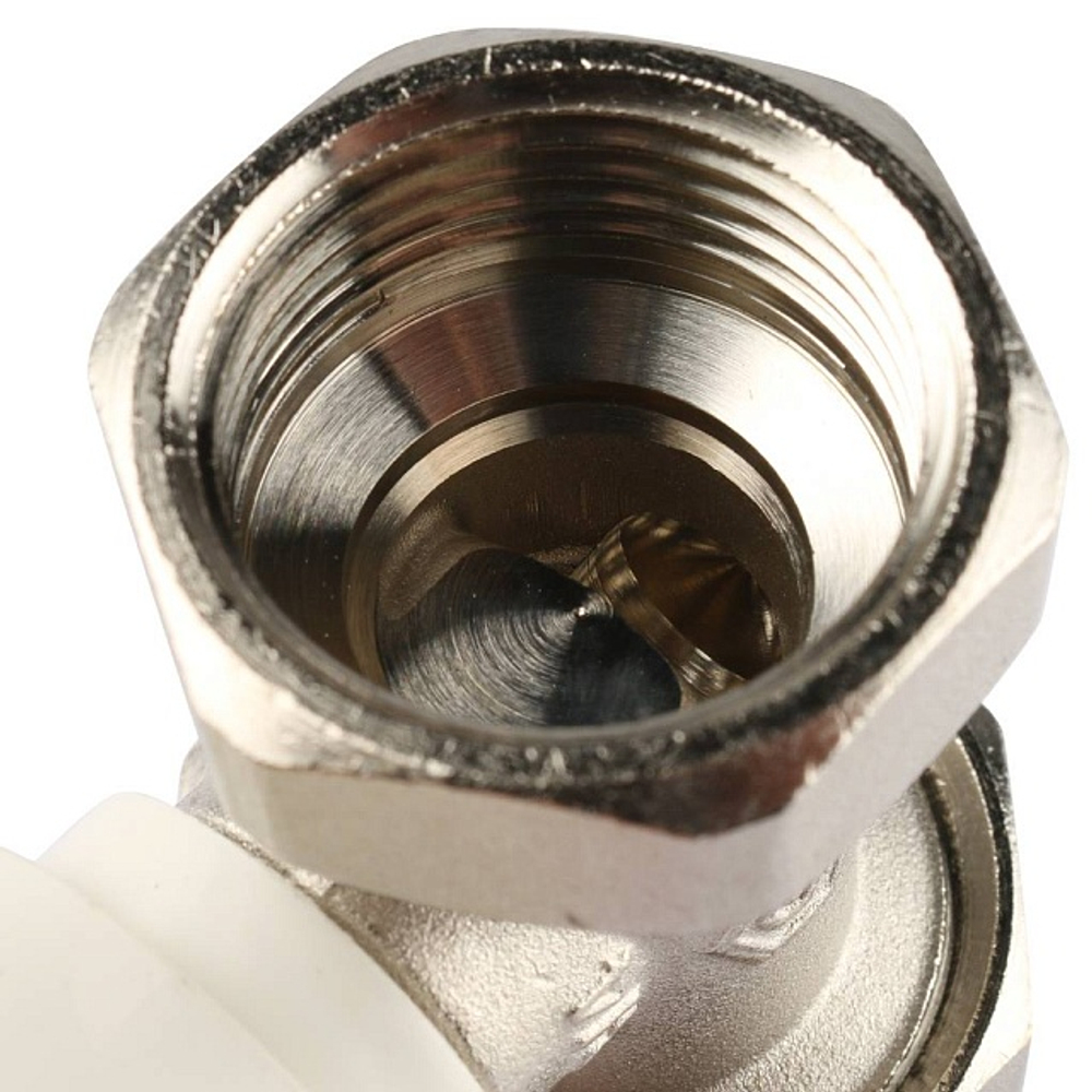 Вентиль ручной регулировки прямой STOUT - 3/4" (ВР/НР-американка, PN10, Tmax 120°C, шток металл по металлу)