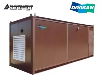 Дизельный генератор Азимут АД-420С-Т400-2РНМ17 Doosan в контейнере с автозапуском