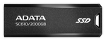 Внешний накопитель ADATA SC610-2000G-CBK/RD 2000 Гб