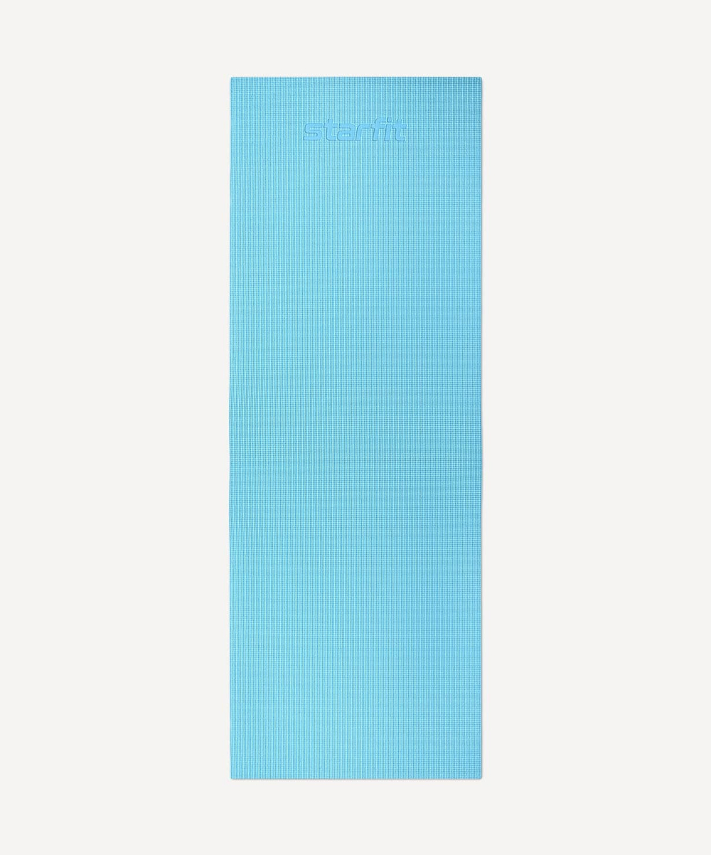 Коврик для йоги и фитнеса FM-101, PVC, 183x61x0,6 см, синий пастель