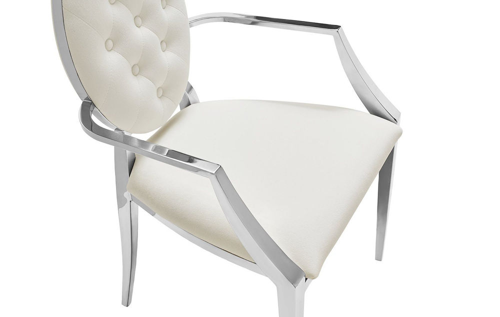 Стул Y110B бежевый бархат