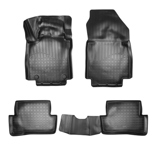 Ковры в салон Norplast/Unidec для Renault Clio IV (2012-2019), Черный, арт.NPA11-C69-043