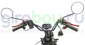 Электроскутер IKINGI X7 PRO OFF-ROAD 3000W - Карбон фото 8 фото №9