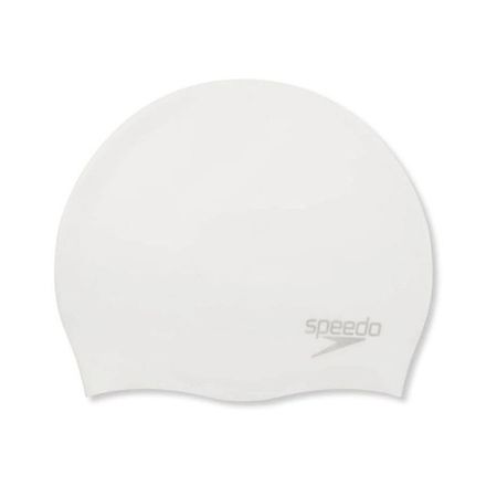 Шапочка для плав. SPEEDO Molded Silicone Cap, 8-7098417614, БЕЛЫЙ, силикон