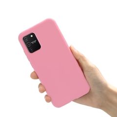 Силиконовый чехол Silicone Cover для Samsung Galaxy S10 Lite 2020 (Розовый)