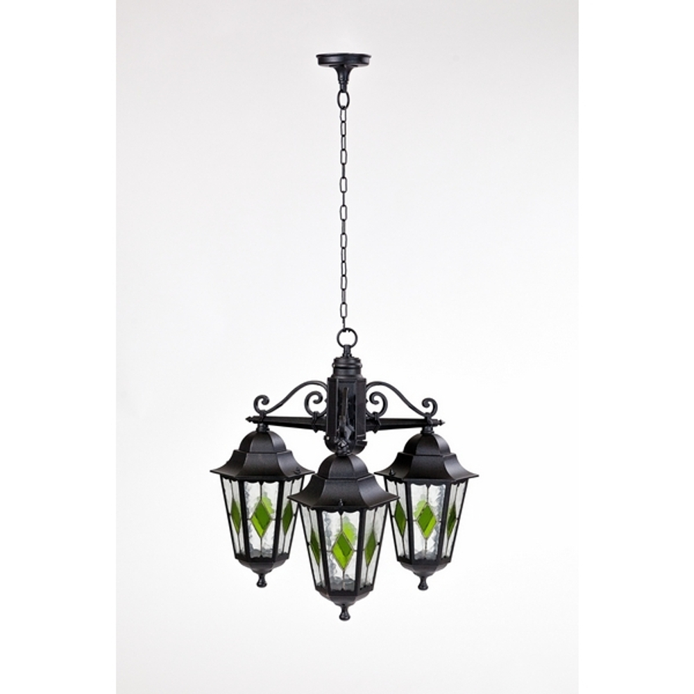 Подвесной светильник YAOHUA LUX PETERSBURG lead GLASS 79870lg/3 Bl