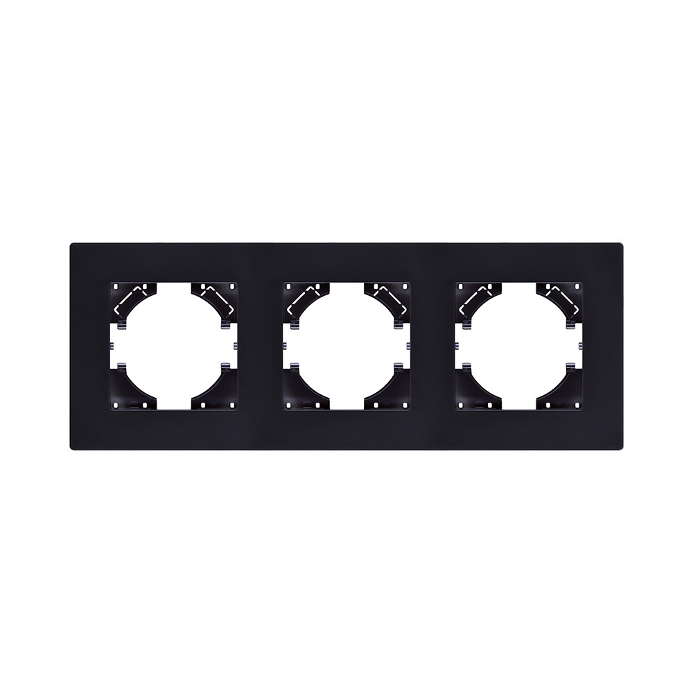 Рамка 3-постовая, черный Kollinger Aspekt AT3BK