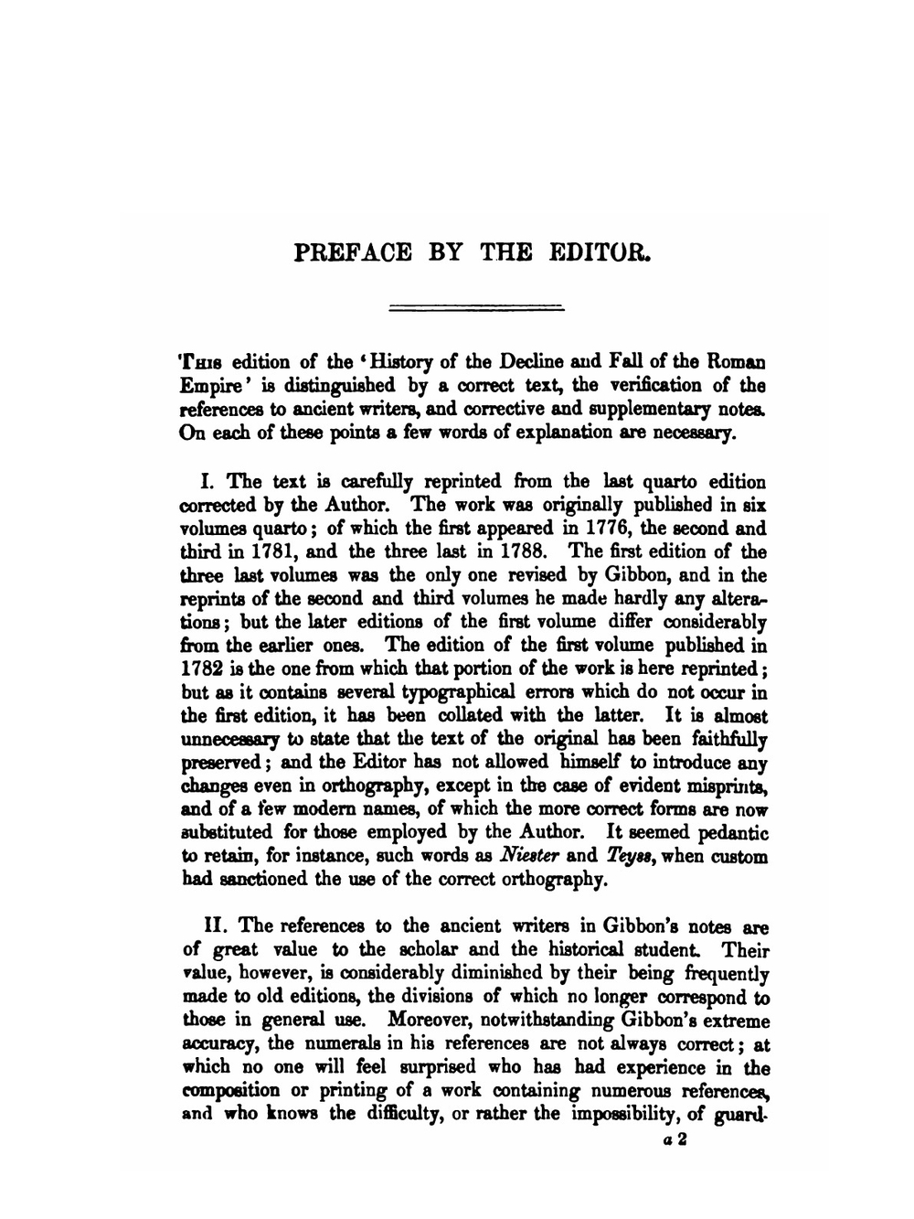 History of the Decline and Fall of the Roman Empire. Volume 1 | Edward Gibbon