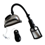 Вакуумная помпа вагинальная с вибрацией Tracker Vaginal Vacuum Pump (Цвет: прозрачный с черным)