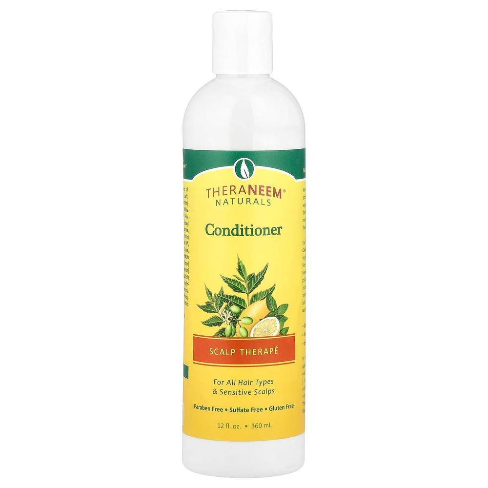 Organix South, TheraNeem Organix, кондиционер для кожи головы, Neem, лимон и мята 12 жидких унции (360 мл)