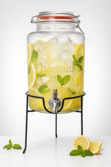 Диспенсер для напитков с подставкой maison jar, 5 л