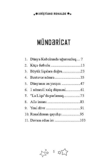 Kriştiano Ronaldonun hekayəsi