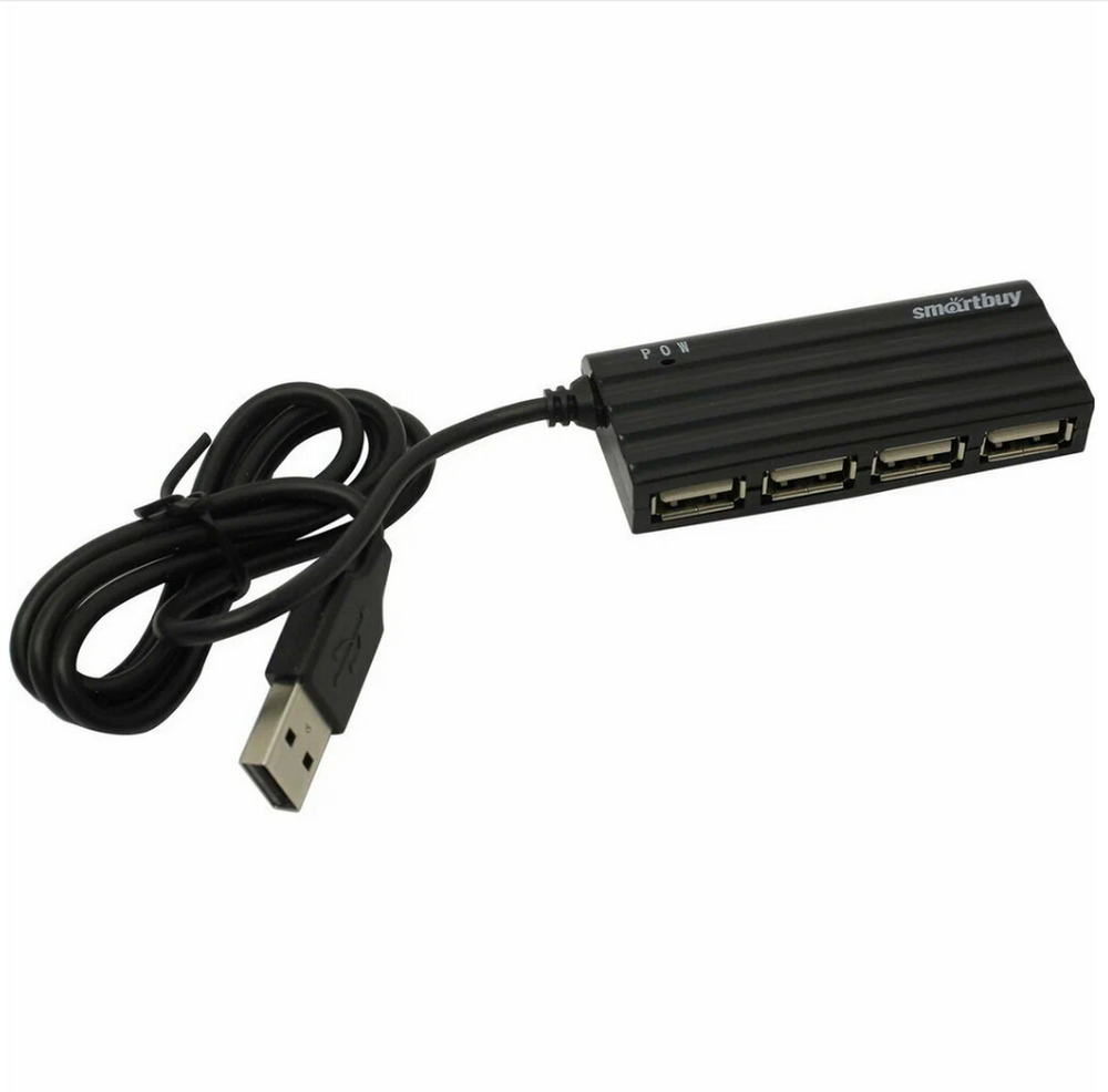 Картридер USB - Xaб SmartBuy SBHA-6810 -4 порта