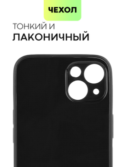 Чехол BROSCORP для Apple iPhone 13 оптом (арт. IP13-CARBONE-BLACK)