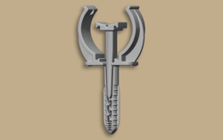 Крепеж для труб Идеал Ф16 ИзиФикс 6х30мм