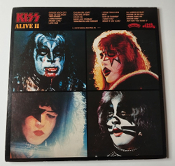 Винтажная виниловая пластинка LP Kiss Alive II (Japan 1977) (No Obi) God Of Thunder