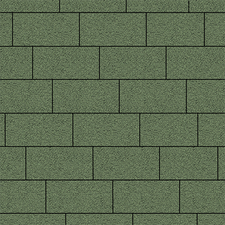 Тротуарная плитка ПРЯМОУГОЛЬНИК 300х150 мм - Гранит Зеленый