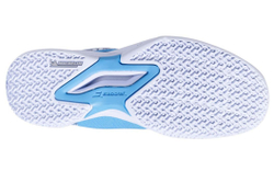 Детские кросовки для Padel Babolat Jet Premura 2 JR - cyan blue/white