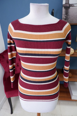 Джемпер O'stin с полосками 44 размер