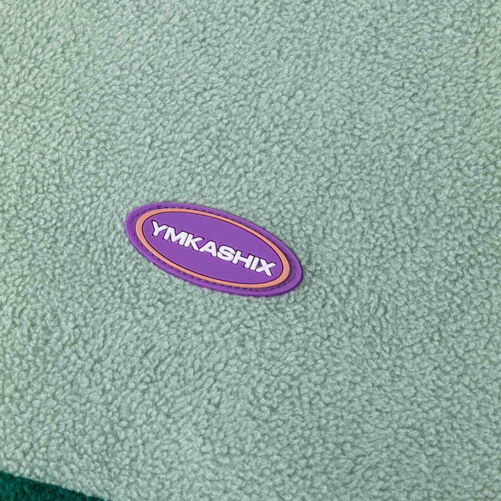 Купить Толстовка Ymkashix Анорак Split Half фисташковая/зеленая Толстовка Ymkashix Анорак Split Half фисташковая/зеленая