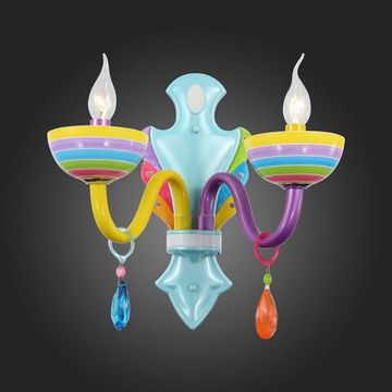 SL672.781.02 Бра ST-Luce Разноцветный/Разноцветный E14 2*40W ORNATO