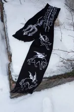 Шарф Волчок Wolves Demons черный