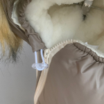 Конверт на выписку с комбинезоном "Winter", меховой (конверт,кокон, чепчик)