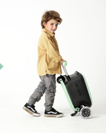 Чемокат Micro Luggage Junior LED ментоловый