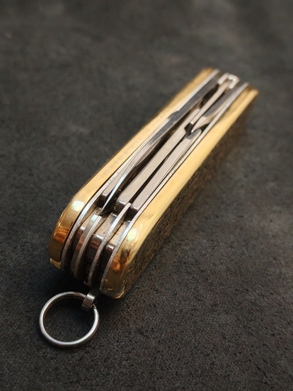 Латунные накладки на Victorinox 91мм
