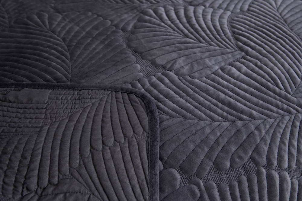 Покрывало 240х260 и 2 наволочки Sofi De MarkO Ноэль антрацит