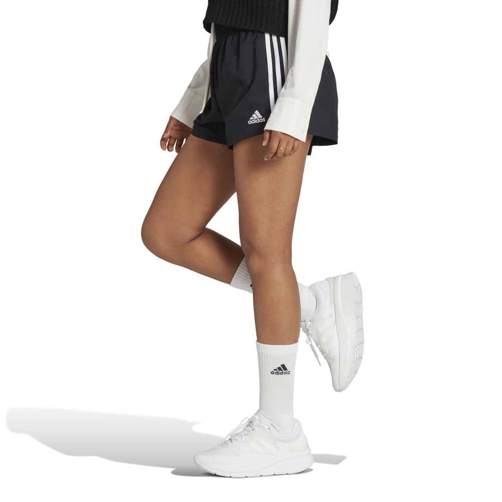 Женские теннисные шорты adidas 3 Stripes Woven Shorts Women - Black, White