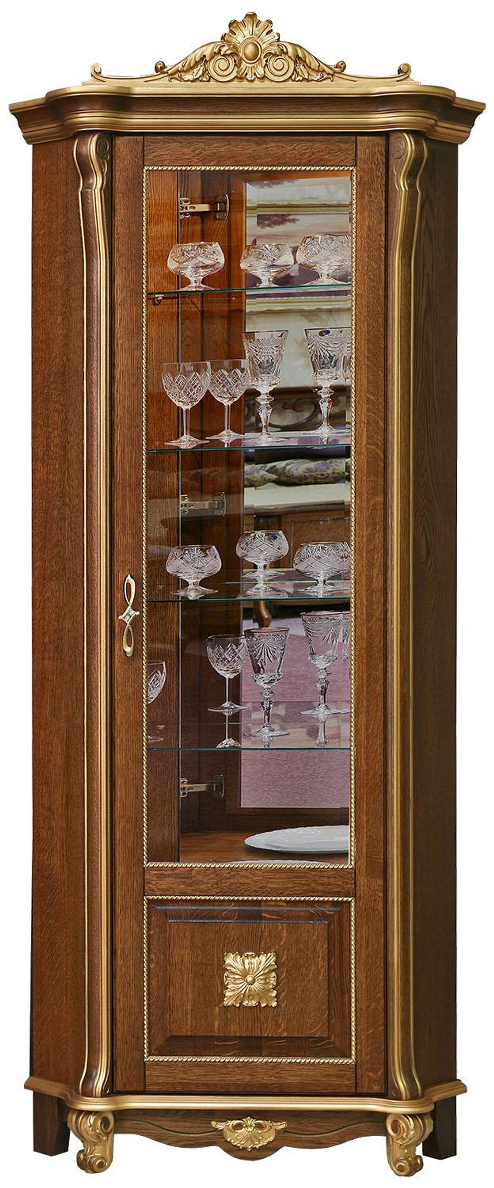 Шкаф угловой «Алези Люкс» П1.349.0.13 (П350.13л)