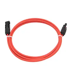 Удлинитель для солнечных электростанций 4 метра 4 кв.мм красный
