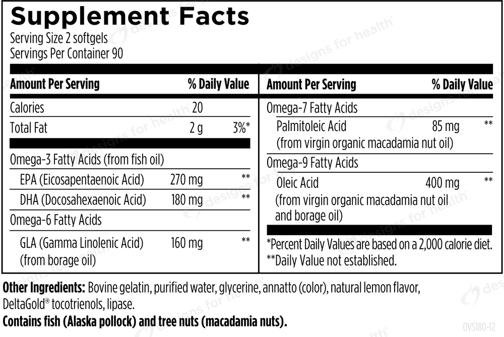 Designs For Health - OmegAvail™ Synergy - 180 softgels