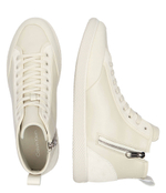 Кожаные кроссовки Calvin Klein - экрю(HM0HM01586)