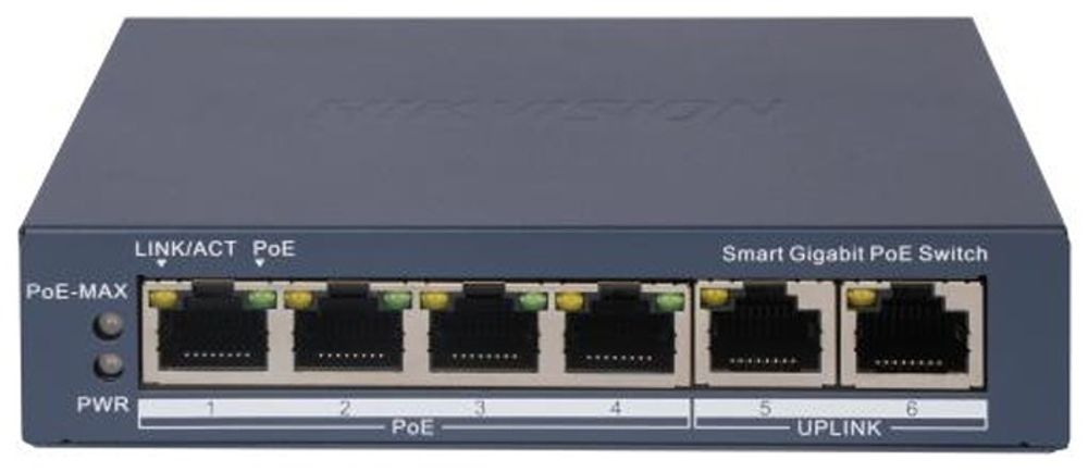 Коммутатор Hikvision DS-3E1506P-EI
