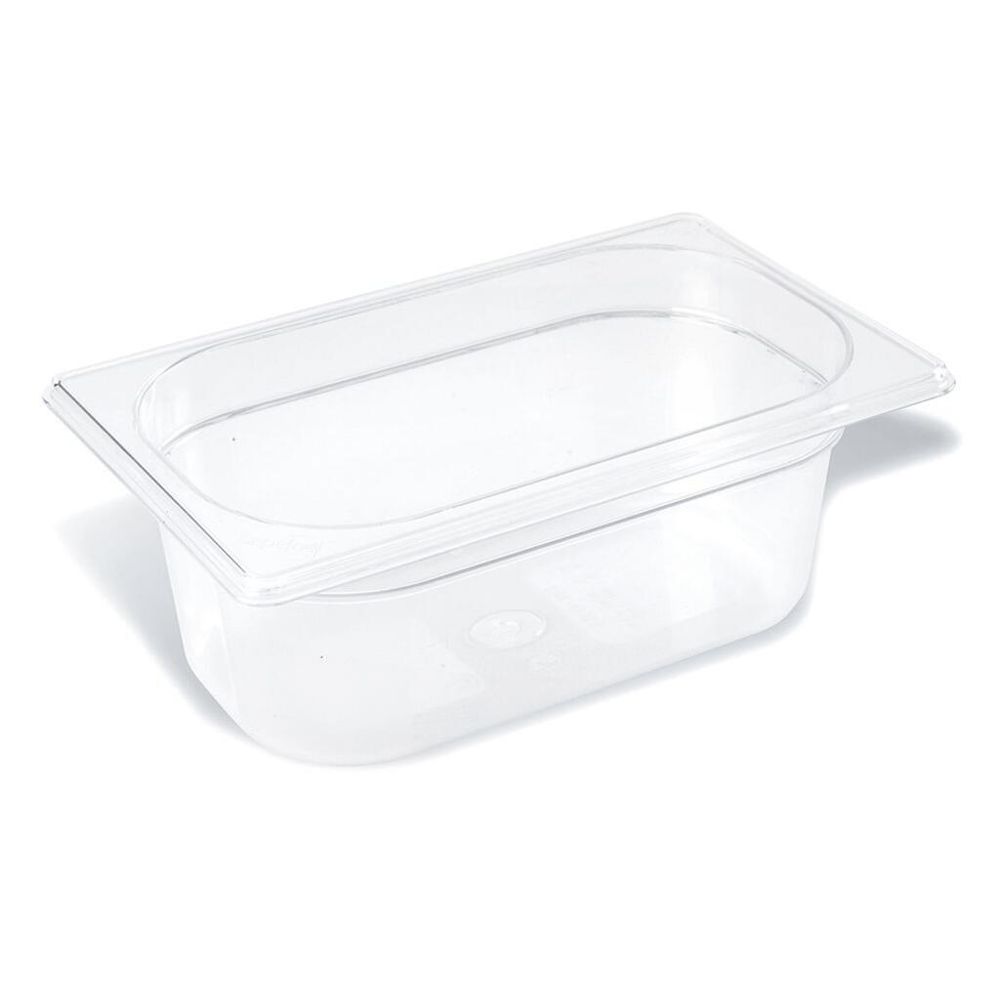Гастроемкость 1/4 h150 мм поликарбонат 265*162*150 мм прозрачная 4,1 л P.L.