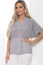 Блуза "Бэри Леди" серая Б10279 LT Collection